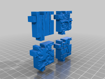tampo mesa enigma azulejos dnd dnd azulejos descobridor passatempo 3d print model - Mito3D