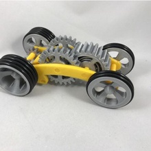 mesa tri-modo de resorte motor chasis rodante juego coches tire la espalda juguete 3d print model - Mito3D