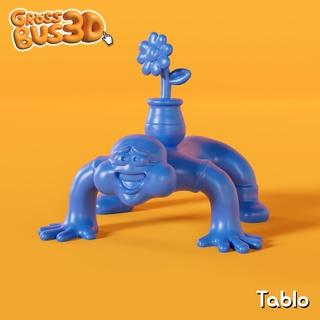 tablo funny cartoon toy collectable art animal weird 3d print model - Mito3D