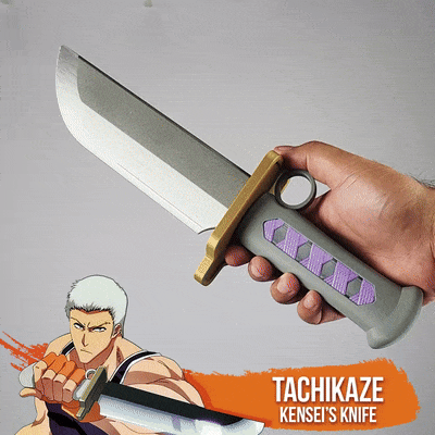 tachikaze kensei 's cuchillo blanqueador juego espada katana cosplay anime zanpakuto shikai bancos ichigo daga capitán 3d print model - Mito3D