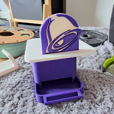 taco glocke vogel feeder zuhause haus samen saat 3d print model - Mito3D