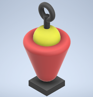 taco spinning top keychain 3d print model - Mito3D
