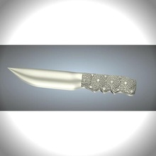 tactic knife combat bdsm option kitchen laboratory cosplay real 3d printing kn-01 cnc weapon short_sword poke sharpening buttle tools kitchenware cookware utensil spoon tongs turner slotted household tool cooking cutlery houseware chrome food tableware subdivisionready metal dessert blood 3d print model - Mito3D
