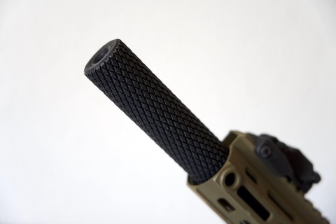 tactical aesthetics airsoft dummy silencer suppressor gun replica aeg attachment 3d print model - Mito3D