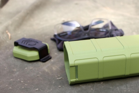 tattico balistico bicchiere Astuccio guaina airsoft custodia per gli occhiali protettivo protettiva paintball militare militari caso 3d print model - Mito3D