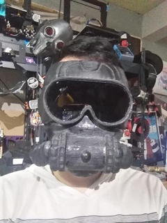 tattico subacqueo maschera airsoft tuta gioco 3d print model - Mito3D