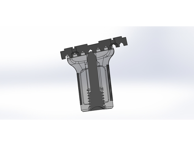 tactical grip airsoft replicas 3D print model - Mito3D