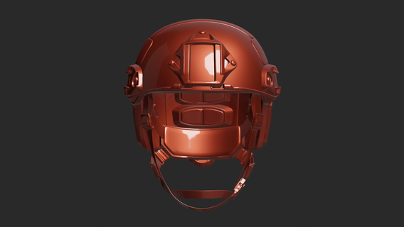 tacticol helmet helmet printable print stl print art toy strikeball cosplay printing 3d  3d print model - Mito3D
