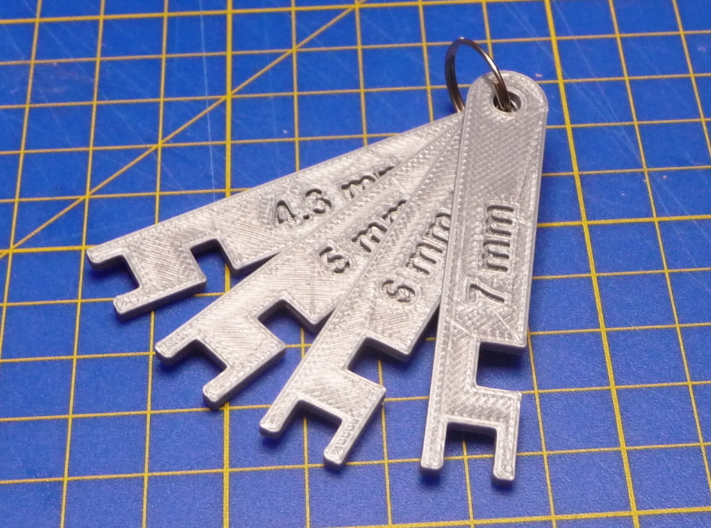 tactile switch gauges 6x6mm hand tools 3D print model - Mito3D