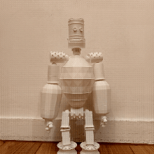 lama robô 3d print model - Mito3D