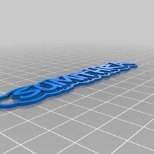 tag customized keychains 3d print model - Mito3D