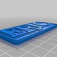 etiqueta joalheria personalizado chaveiros 3d print model - Mito3D