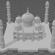 Etikett Mahal Architektur Monument 3d print model - Mito3D