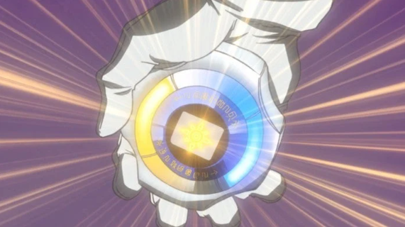 tai digivice Digimon reiniciar taichi Kamiya Koromon agumon greymon Metalgreymon Wargreymon omnimon omegamon crista coragem cosplay suporte 3d print model - Mito3D