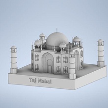 tai mahal architecture building 3d print model - Mito3D