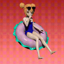taiga swinsuit figure toradora  taiga anime figure toradora animegirl swinsuit beach bath pool summer garagekit fanart 3dmodel art toy miniature