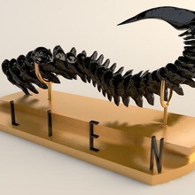 cauda alienígena a moda o design ridley scott ellen ripley fantascentifc 3d print model - Mito3D