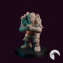 tainted outcasts fantasy football team orc player 3d print model - Mito3D
