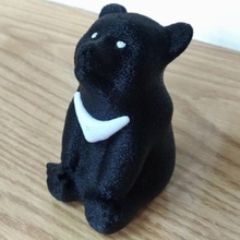 taiwan orso nero gioco cuscinetto 3d print model - Mito3D