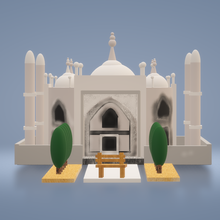 tajmahal taj Mahal Índia arquitetura xá romance amar maravilhas 7 in mundo 3d modelo 3d print model - Mito3D