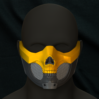 Takeda maske mk 1 2023 mk1 ölümlü kombat Kostüm oyunu kavga oyun 3d print model - Mito3D