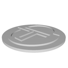 takini-logo Schmuck Schlüssel-ring personifizieren Marke 3d print model - Mito3D
