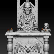 tales crypt terror horror halloween cinema creature contos cripta ender pixologic modelagem 3d stl 3d print model - Mito3D
