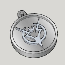 tales zestiria emblem key chain art 3d print model - Mito3D