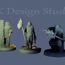 tılsım karakter paketi oyun avcı Yıldırım sihirli czarnoksi nik pielgrzym z odziej fantezi tahta oyunu Yönetim Kurulu heykelcik magia miecz hırsız pilgrim büyücü 3d print model - Mito3D