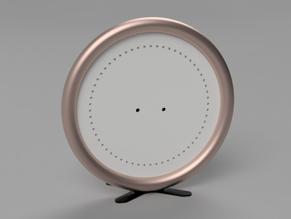 hablando musical neopixel reloj decoración deco hogar casa 3d print model - Mito3D