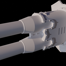 tall dominion crusader rapid battle cannon upgrade tdc knight warhammer imperial 40k castigator cerastus 3d print model - Mito3D