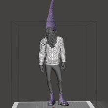 grand gnome 3d sculpture décor modèle an 2022 mode figure Roche personnage chanceux charme moderne 3d print model - Mito3D