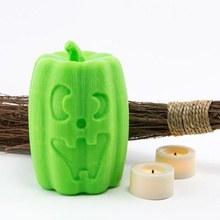 tall silly pumpkin home 3d print model - Mito3D