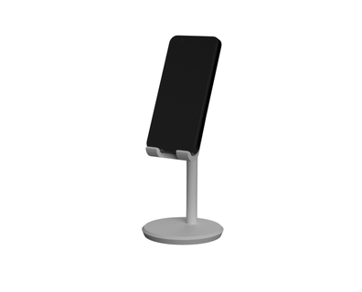 alto estante soporte smartphone tableta ipad apoyo accesorio ergonómico oficina móvil iphone teléfono 3d print model - Mito3D