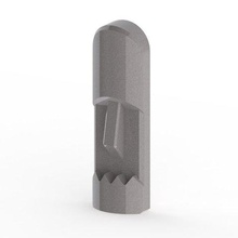 uzun boylu tiki yüz sanat heykeller 3d print model - Mito3D