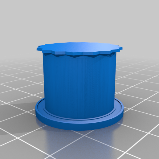 alto acqua brocca cap 3D print model - Mito3D