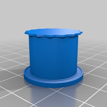 tall water jug cap 3d print model - Mito3D