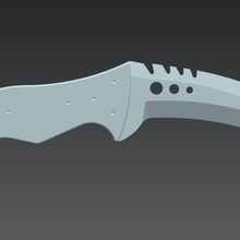 talon knife game csgo 3d print model - Mito3D
