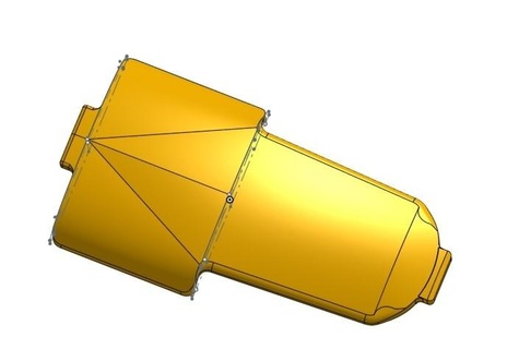 talon pro rear hatch talon pro hatch rear  3d print model - Mito3D
