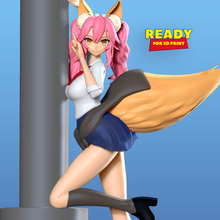 tamamo-no-mae - kader fanart sanat anime manga çizgi film oyun karakter kız fox hayvan 3d print model - Mito3D