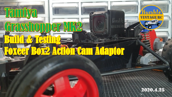 tamiya grasshopper in-cockpit cam holder foxeer box2 action box 2 fpv camera mount rc buggy car vintage vehicles 3d print model - Mito3D