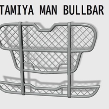 tamiya uomo Bull bar attrezzo tgs tga 1 14 scala burnie222 rc3drissa camion trattore Radio controllato rc 3d print model - Mito3D