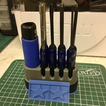 tamiya rc tool set holder tools 3d print model - Mito3D