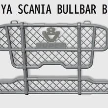 Tamiya Scania bullbar ferramenta 1 14 escala burnie222 rc3drissa caminhão trator rádio controlada rc 3d print model - Mito3D