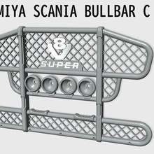 tamiya scania bullbar type tool 1 14 scale burnie222 rc3drissa truck tractor lastebil radio controlled rc 3d print model - Mito3D