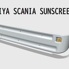tamiya scania sunscreen tool 1 14 scale solskjerm sun screen cap gangstercap burnie222 rc3drissa truck tractor lastebil radio controlled rc 3d print model - Mito3D