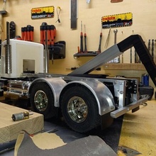tamiya truck hook lift rc wedico haak arm abroll king hauler 3d print model - Mito3D