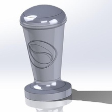 tamper-Kaffee-Maschine tool der barista delonghi 3d print model - Mito3D