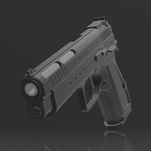 tanfoglio gold match various gun pistol firearm sidearm italy 3d print model - Mito3D