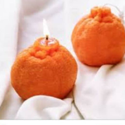 mandarino candela arte decorazione frutta 3d verdure 3D print model - Mito3D